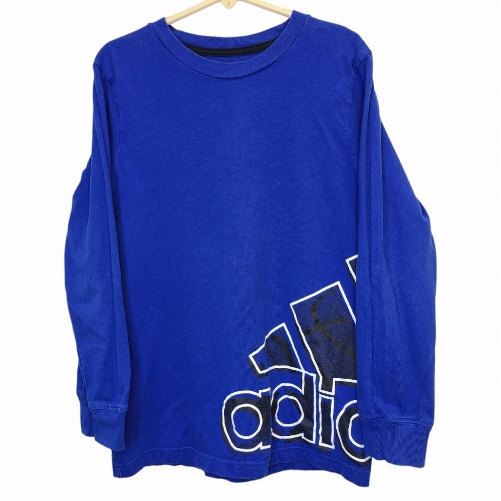 Adidas Kids Graphic Blue Long Sleeve Shirt Youth 7